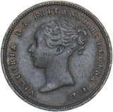 1842 Half Farthing - Victoria British Copper Coin - Nice