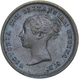 1844 Half Farthing - Victoria British Copper Coin - Very Nice