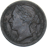 1868 Third Farthing - Victoria British Bronze Coin - Nice