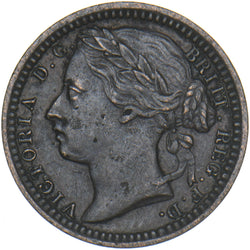1876 Third Farthing - Victoria British Bronze Coin - Nice
