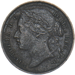 1885 Third Farthing - Victoria British Bronze Coin
