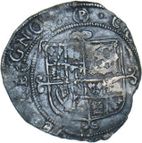 1643-4 Shilling (mm. (P)) - Charles II British Silver Hammered Coin