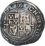 1643-4 Shilling (mm. (P)) - Charles II British Silver Hammered Coin - Nice