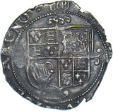 1643-4 Shilling (mm. (P)) - Charles II British Silver Hammered Coin - Nice