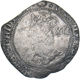 1645-6 Shilling (mm. sun) - Charles II British Silver Hammered Coin