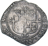 1645-6 Shilling (mm. sun) - Charles II British Silver Hammered Coin