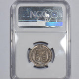 1891 Shilling (NGC MS 62) - Victoria British Silver Coin - Superb