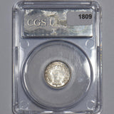 1853 Sixpence (CGS 80) - Victoria British Silver Coin - Superb