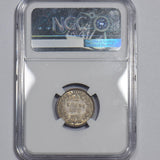 1885 Sixpence (NGC MS 64) - Victoria British Silver Coin - Superb