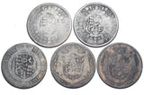 1816 - 1836 Halfcrowns Lot (5 Coins) - British Silver Coins