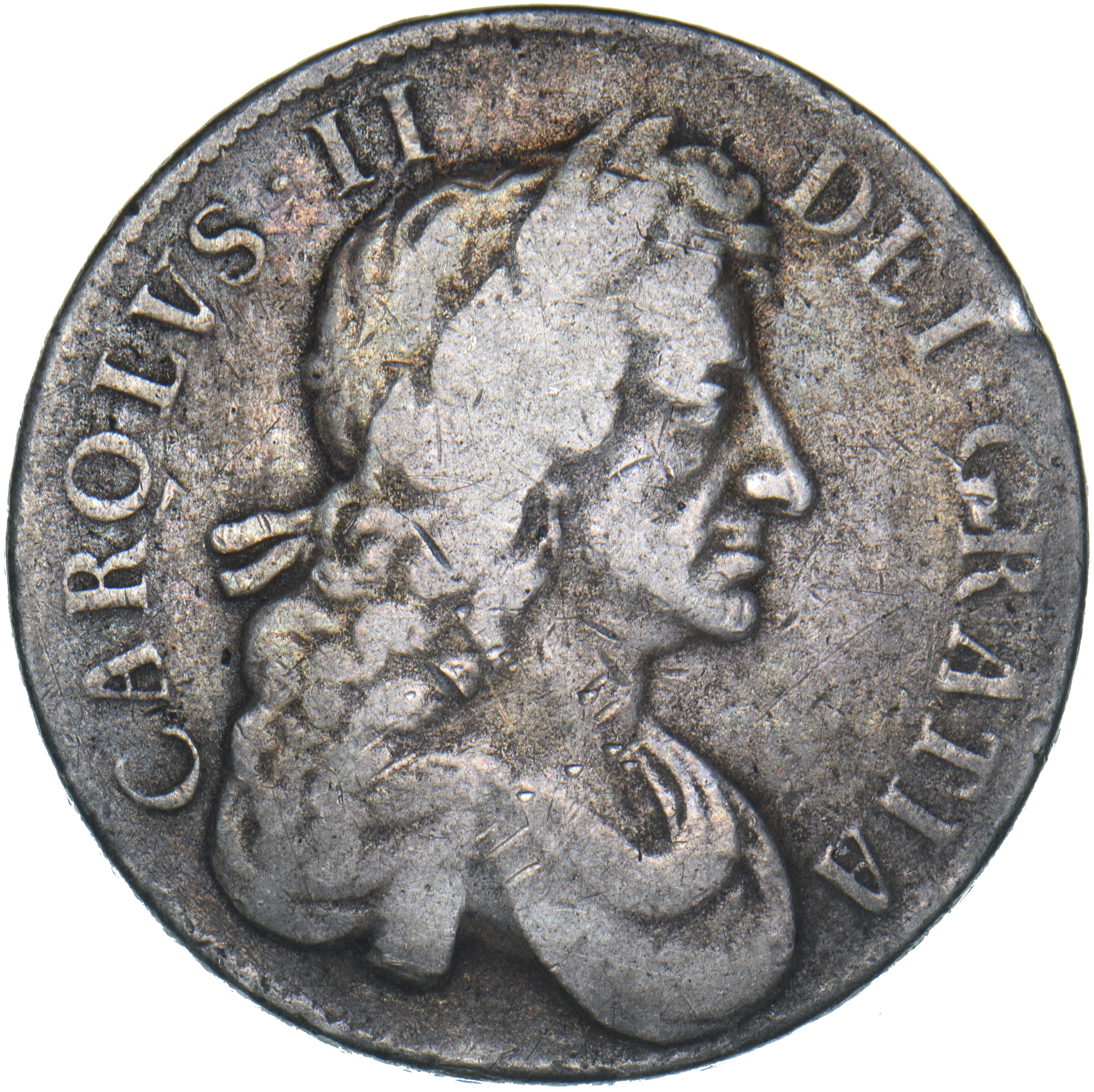 【1679年 (346年前)】イングランド チャールズ2世 Crown銀貨 1679年 (346年前)】イングランド チャールズ2世 Crown銀貨