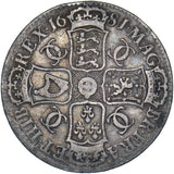 1681 Crown - Charles II British Silver Coin