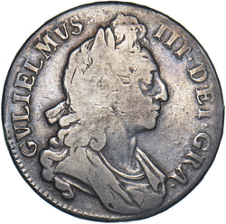 1696 Crown - William III British Silver Coin