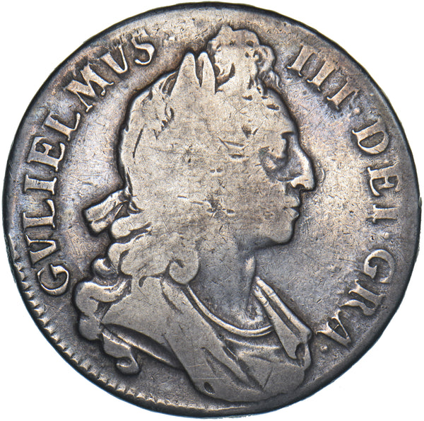 1696 Crown - William III British Silver Coin