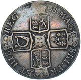 1708 E Crown (Edinburgh Mint) - Anne British Silver Coin - Nice