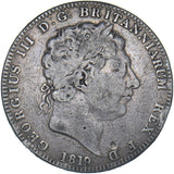 1819 LX Crown - George III British Silver Coin