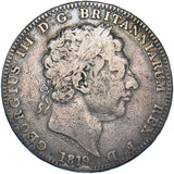 1819 LIX Crown - George III British Silver Coin