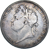 1821 Crown - George IV British Silver Coin