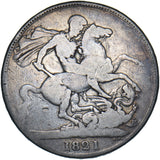 1821 Crown - George IV British Silver Coin