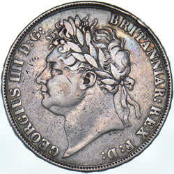 1821 Crown - George IV British Silver Coin