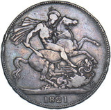 1821 Crown - George IV British Silver Coin