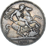 1821 Crown - George IV British Silver Coin - Nice