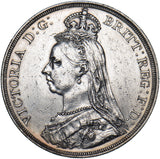 1887 Crown - Victoria British Silver Coin