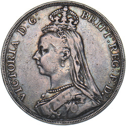 1889 Crown - Victoria British Silver Coin