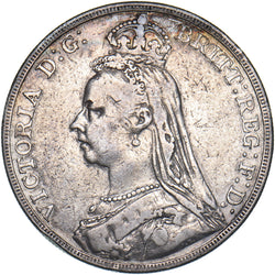 1892 Crown - Victoria British Silver Coin