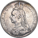 1892 Crown - Victoria British Silver Coin