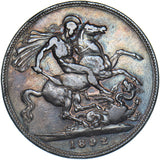 1892 Crown - Victoria British Silver Coin