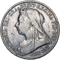 1893 LVI Crown - Victoria British Silver Coin