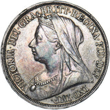 1893 LVI Crown - Victoria British Silver Coin - Very Nice