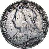 1896 LX Crown - Victoria British Silver Coin