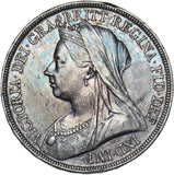 1896 LIX Crown - Victoria British Silver Coin - Nice