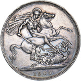1900 LXIV Crown (Ex Edge Mount) - Victoria British Silver Coin - Nice