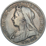 1900 LXIII Crown (LXIII to edge.) - Victoria British Silver Coin