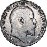 1902 Crown - Edward VII British Silver Coin - Nice