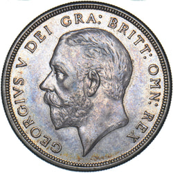 1927 Proof Wreath Crown - George V British Silver Coin - Very Nice