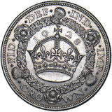 1928 Wreath Crown - George V British Silver Coin - Very Nice