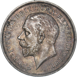 1935 Crown - George V British Silver Coin - Very Nice