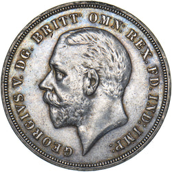 1935 Crown - George V British Silver Coin - Very Nice
