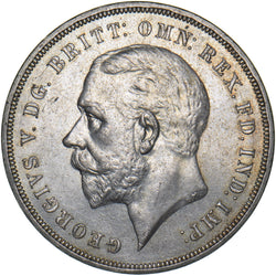 1935 Crown - George V British Silver Coin - Superb
