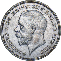 1935 Crown - George V British Silver Coin - Very Nice