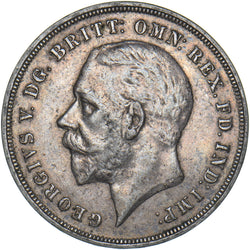 1935 Crown - George V British Silver Coin - Very Nice