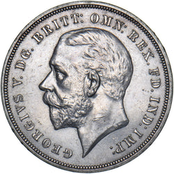 1935 Crown - George V British Silver Coin - Very Nice