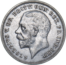 1935 Crown - George V British Silver Coin - Very Nice