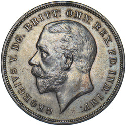 1935 Crown - George V British Silver Coin - Very Nice