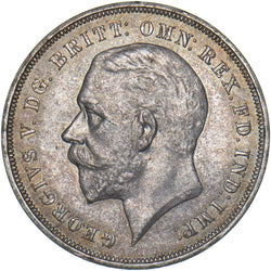 1935 Crown - George V British Silver Coin - Very Nice