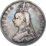 1889 Double Florin - Victoria British Silver Coin